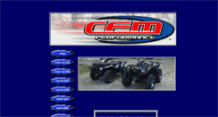 Desktop Screenshot of cfmperformanceatv.com